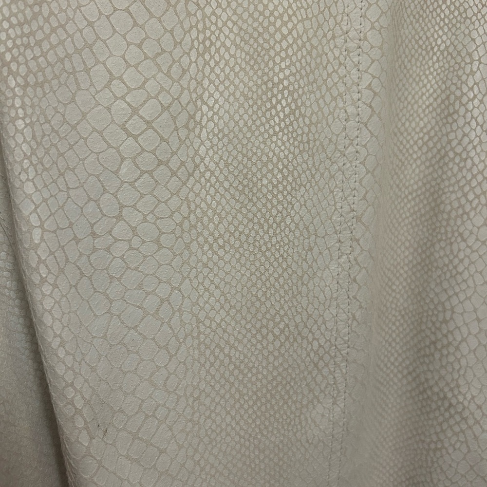 Alfani women white leather jacket.  Size 1X‎ - Picture 5 of 10
